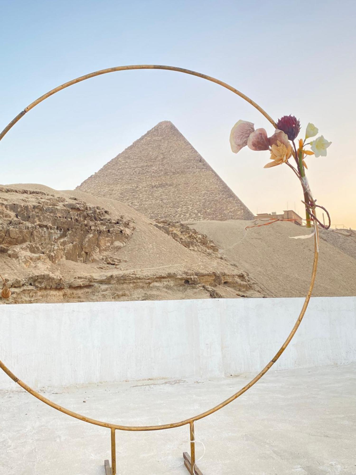 Kafret el-Gabal The Grand Pyramids View Hotel מראה חיצוני תמונה