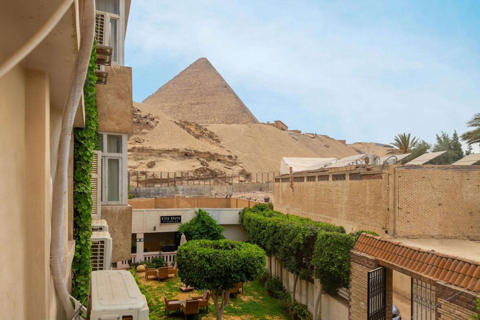 Kafret el-Gabal The Grand Pyramids View Hotel מראה חיצוני תמונה