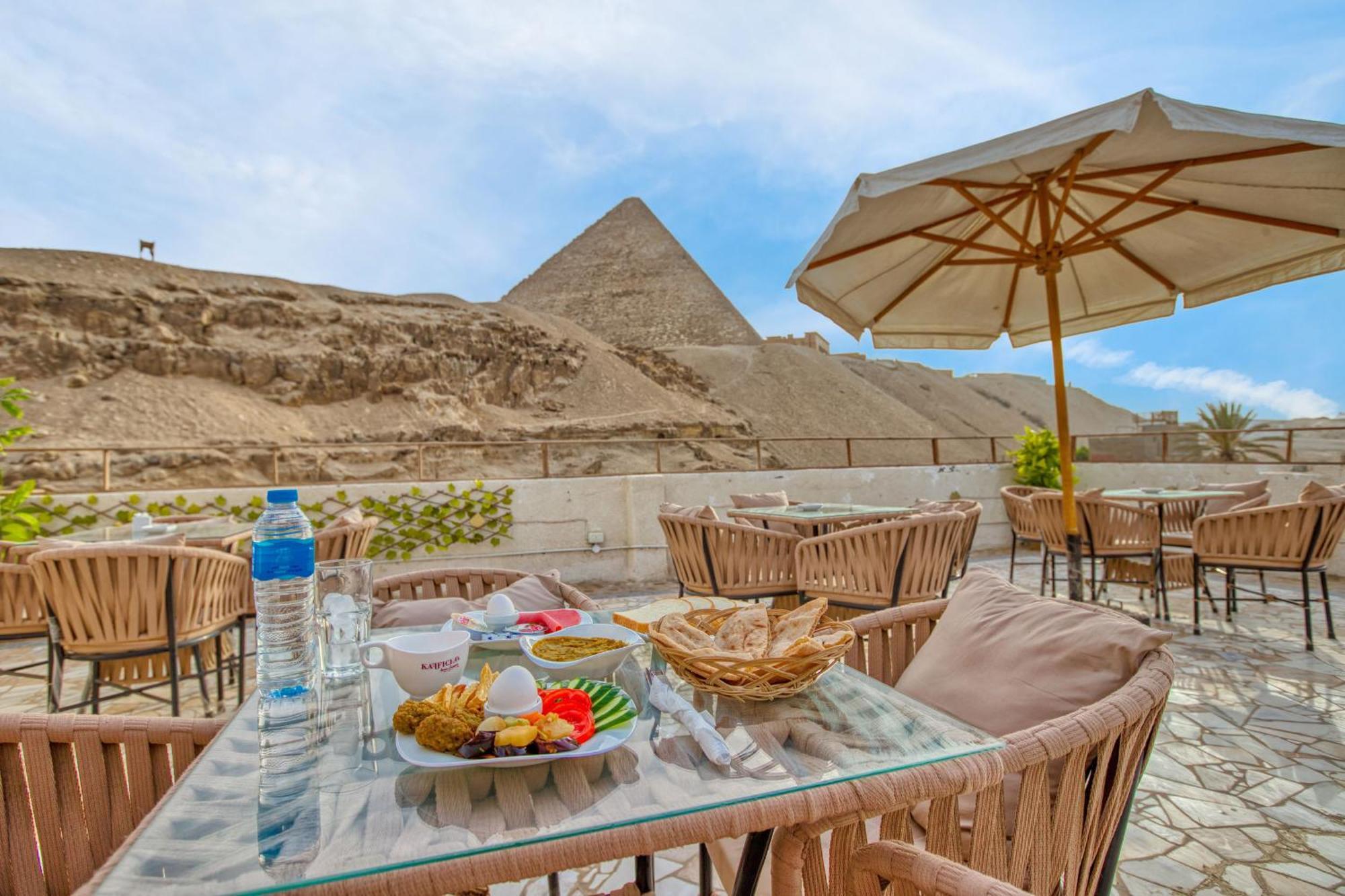 Kafret el-Gabal The Grand Pyramids View Hotel מראה חיצוני תמונה
